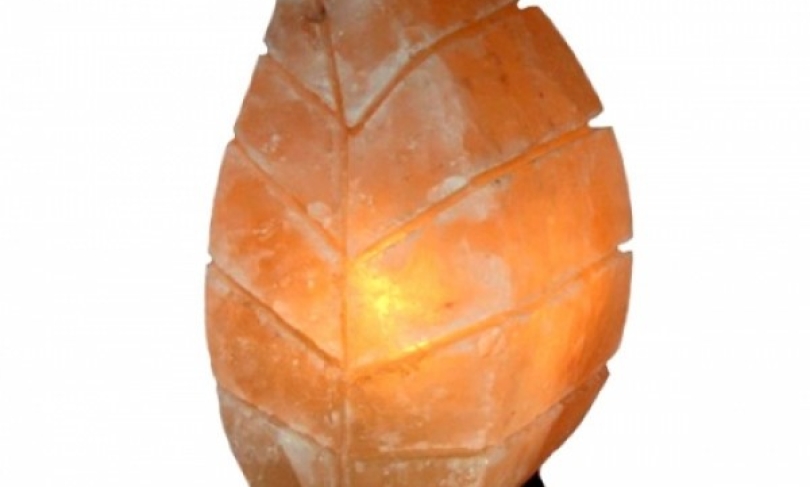 Солевая лампа Лист 3,6-3,9 кг