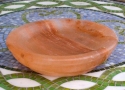 Тарелка (салатница) из гималайской розовой соли