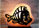 Солевая лампа Рыбка малая 1,7- 2 кг с диммером
