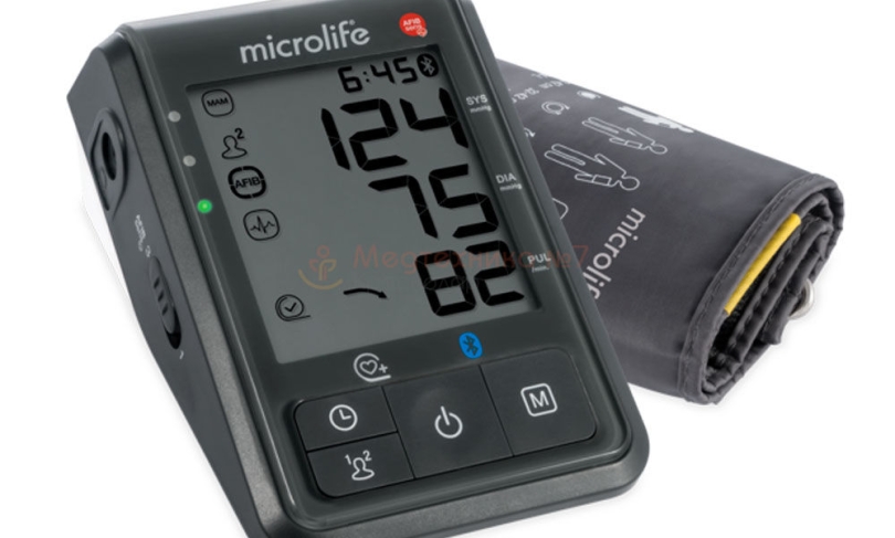 Тонометр Microlife BP B6 Afib с выявлением мерцательной аритмии и Bluetooth, манжета M-L, с адаптером