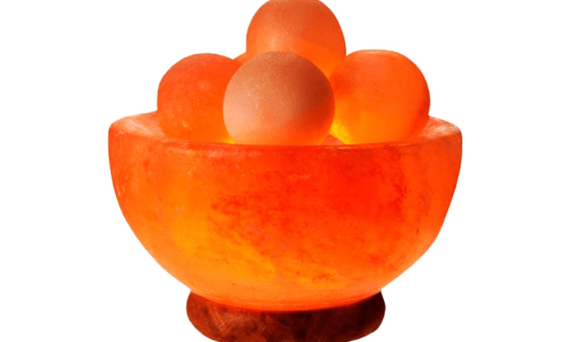 Солевая лампа Ваза с шарами 2-3 кг
