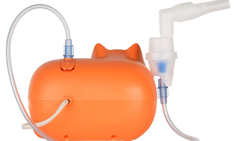 Ингалятор компрессорный OMRON Neko Kat (MRU) детский (оранжевый)