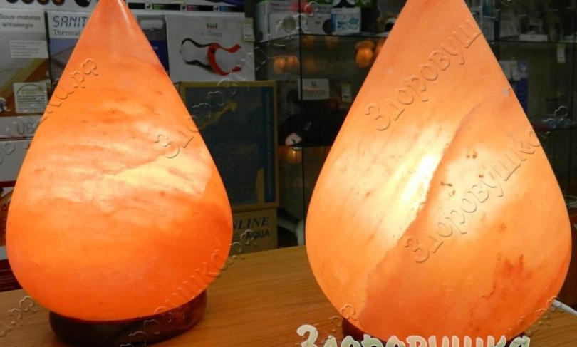 Солевая лампа Капля 2-3 кг