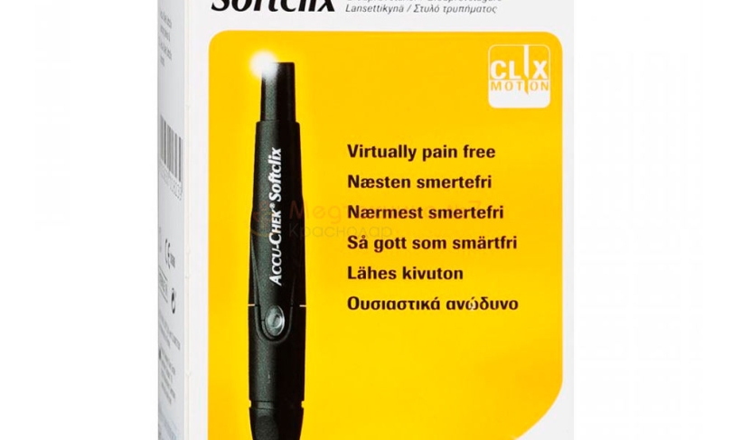 Ручка для прокалывания Акку-Чек Софткликс + 25 ланцетов