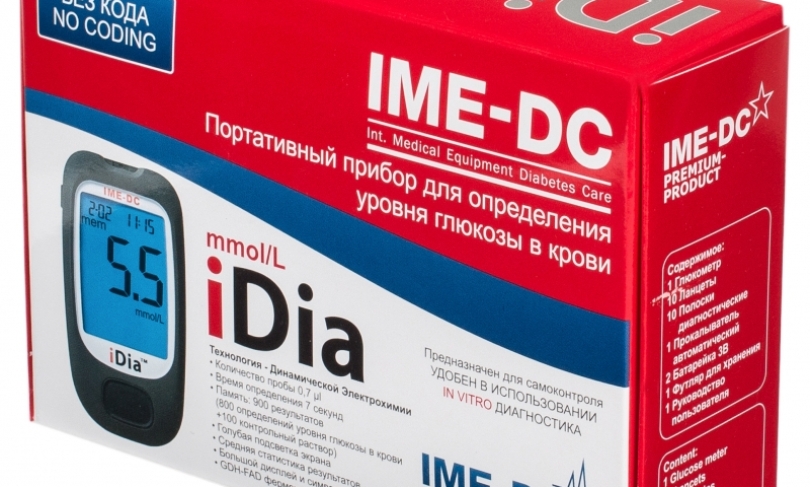 Глюкометр IME-DC iDia без тест полосок