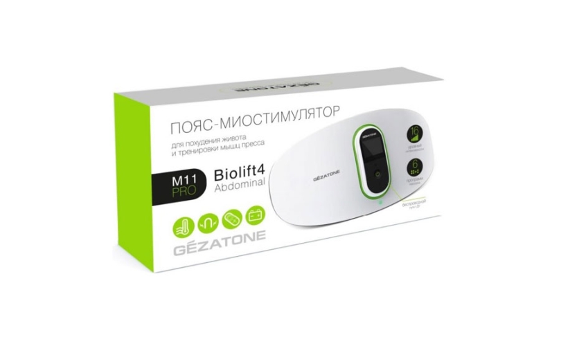 Пояс-миостимулятор для тела Gezatone Biolift4 Abdominal M11 PRO