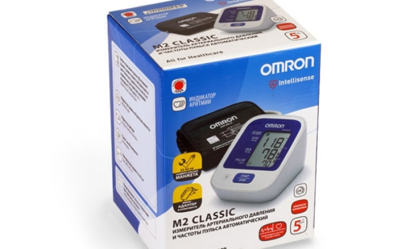 Тонометр автоматический OMRON M2 Classic адаптер + манжета